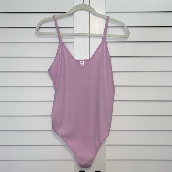 NWT BP lilac ribbed cami bodysuit L 🦄 - Picture 2 of 4